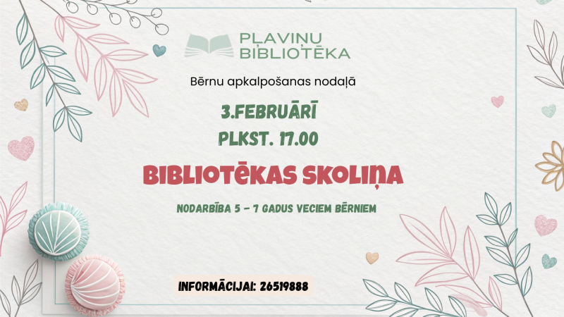 Bibliotēkas skoliņa