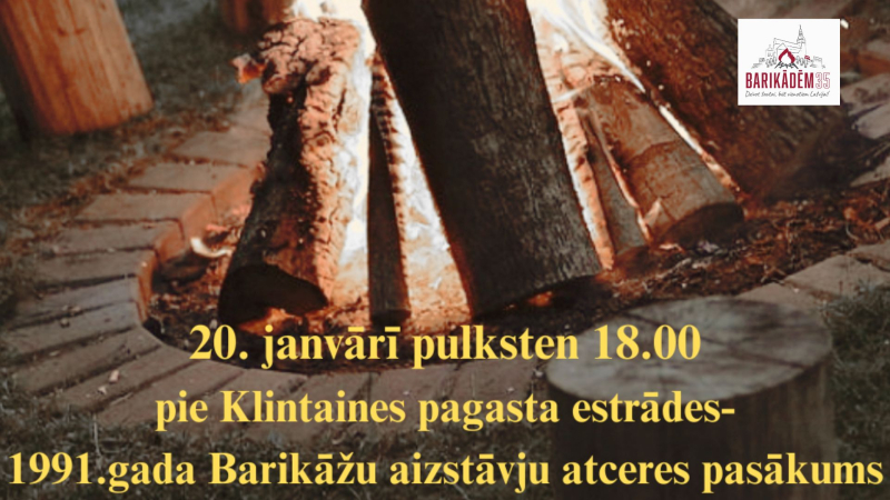 1991. gada Barikāžu aizstāvju atceres pasākums Klintainē