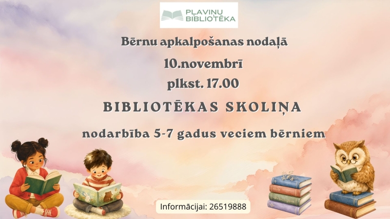 Bibliotēkas skoliņa