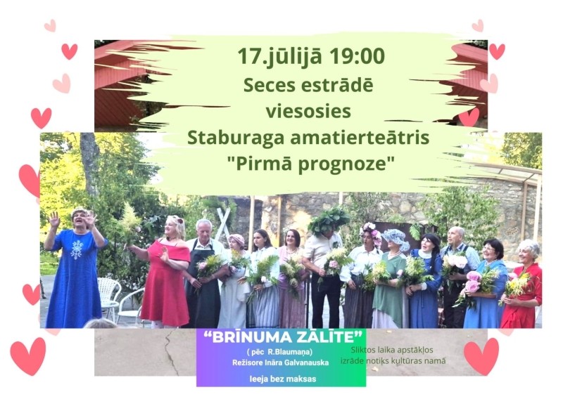 Staburaga amatierteātris “Pirmā prognoze” ar izrādi “Brīnuma zālīte”