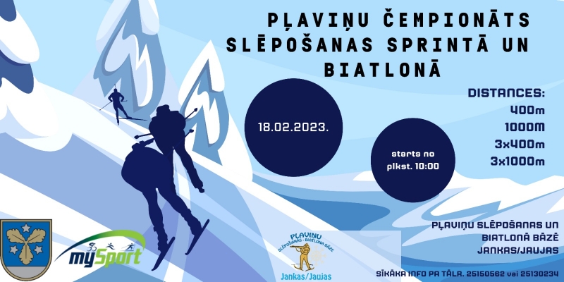 Pļaviņu čempionāts slēpošanas sprintā un biatlonā