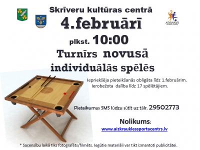 Novusa turnīra afiša