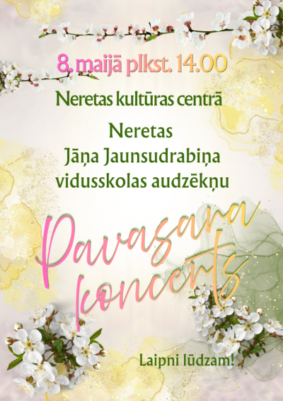 koncerts neretā