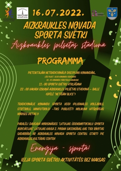 Sporta svētku programma