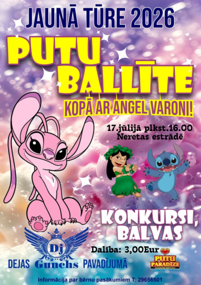 Putu ballīte Neretā