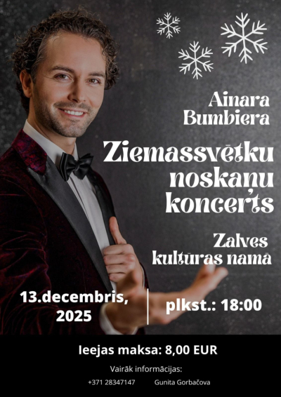 Ainara Bumbiera Ziemassvētku noskaņu koncerts