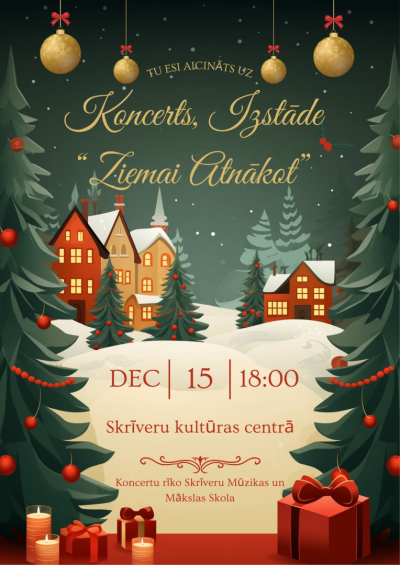 Koncerts un izstāde “Ziemai atnākot”