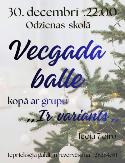 Vecgada balle kopā ar grupu “Ir variants”