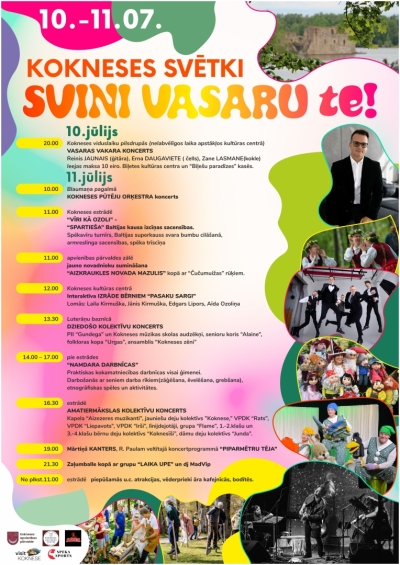 Kokneses svētki “Svini vasaru te!”