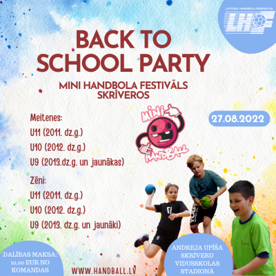 Back to school party