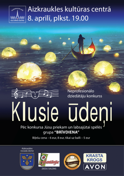 Klusie ūdeņi afiša