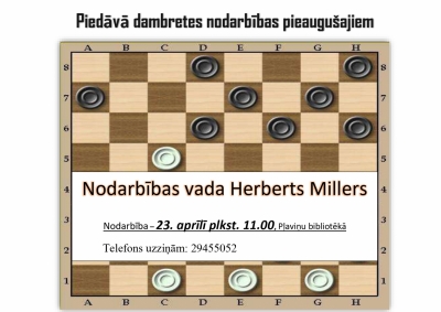 Dambretes nodarbība