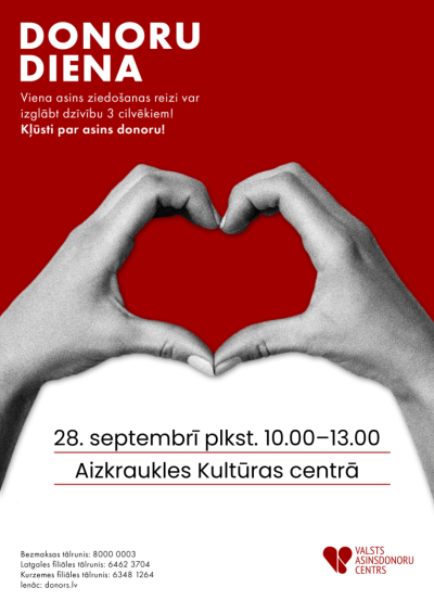 donoru diena Aizkrauklē