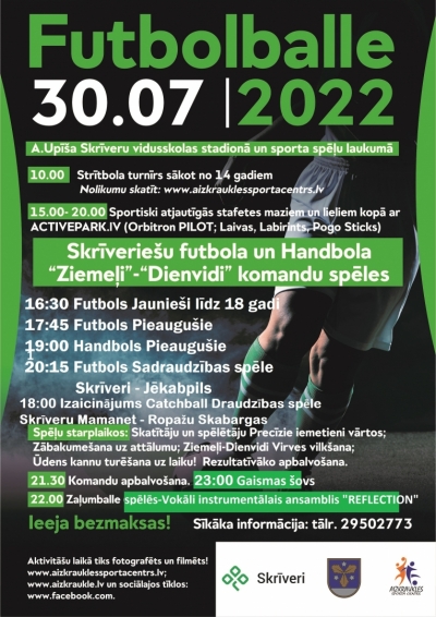 Futbolballe spēļu laiki