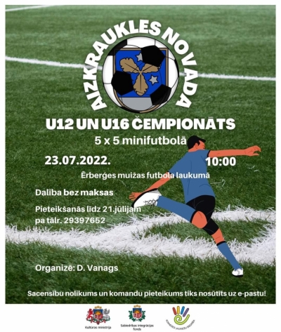 U12 un U16 čempionāts 5x5 minifutbolā
