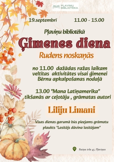 Ģimenes diena “Rudens noskaņās”