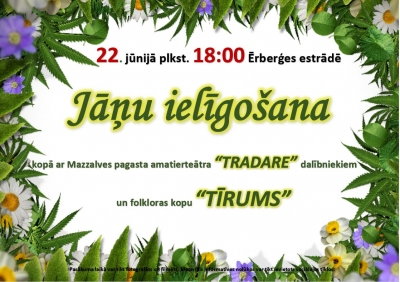 Jāņu ielīgošana Ērberģē