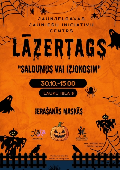 Lāzertags “Saldumus vai izjokosim”