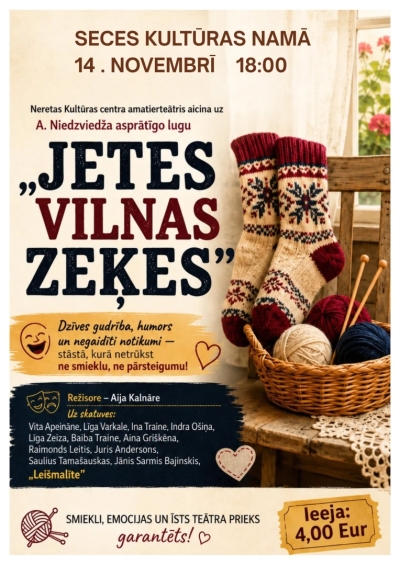 A. Niedzvieža asprātīgā luga „Jetes vilnas zeķes”
