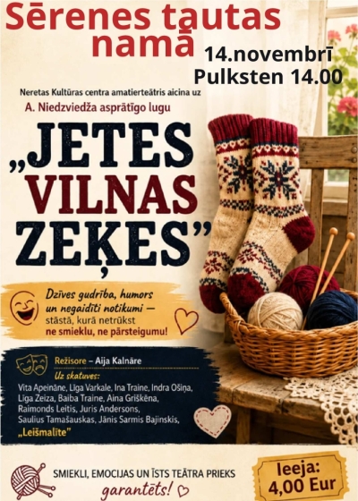 A. Niedzvieža asprātīgā luga „Jetes vilnas zeķes”