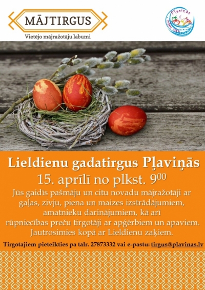 Lieldienu tirgus afiša