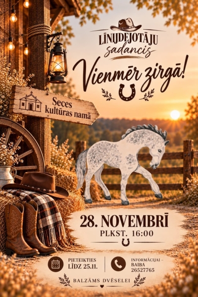 Līnijdejotāju sadancis “Vienmēr zirgā!”