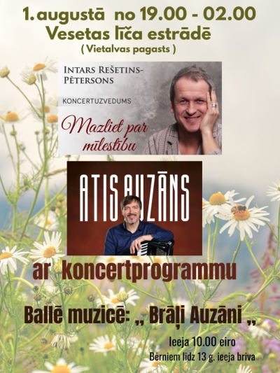 Intars Rešetins-Pētersons| Atis Auzāns| Brāļi Auzāni Vesetas līča estrādē