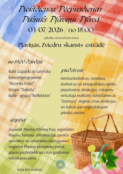 Piektdienas Pēcpusdienas Pikniks Pļaviņu Pļavā
