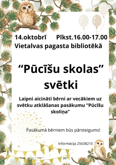 “Pūcīšu skolas” svētki