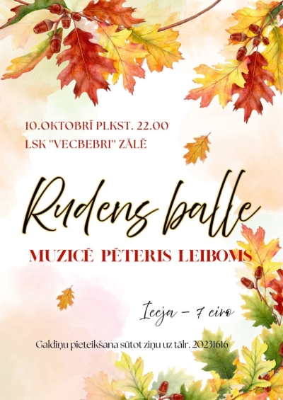 Rudens balle Vecbebros