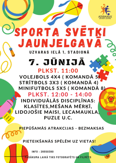 Sporta svētku afiša