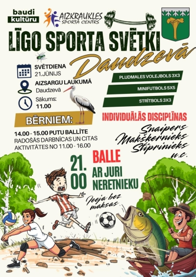 Līgo sporta svētki Daudzevā