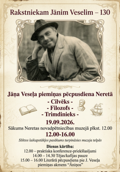 Jāņa Veseļa piemiņas pēcpusdiena “Cilvēks – Filozofs – Trimdinieks”