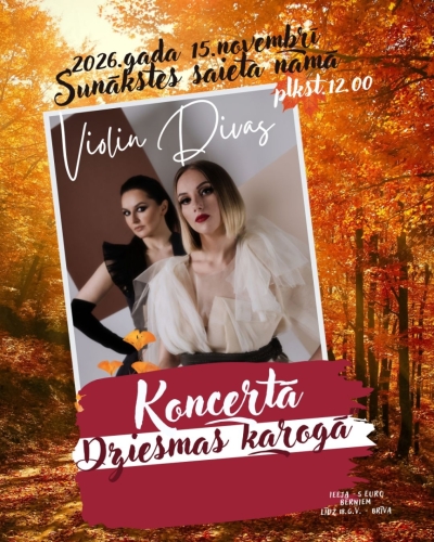 “Violin Divas” koncerts “Dziesmas karogā”