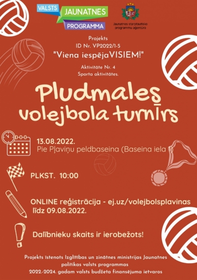 puldmales volejbola turnīra afiša