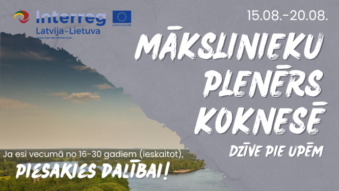 afiša - mākslinieku pleners