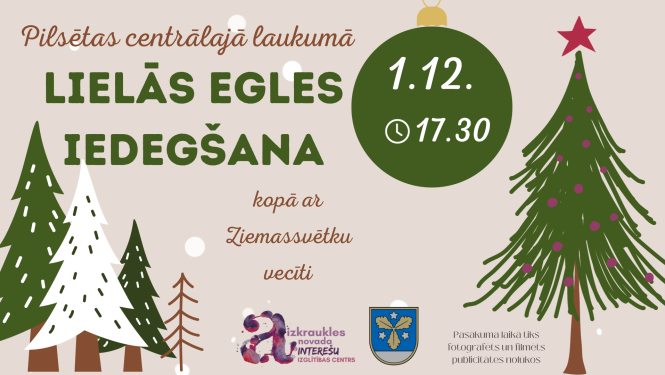 egles iedegšana