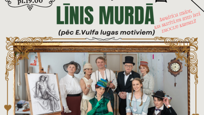 Edvarda Vulfa komēdija "Līnis murdā" Neretā