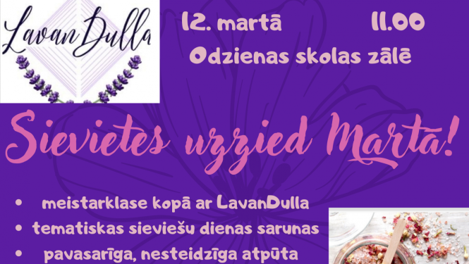 Sievietes uzzied martā