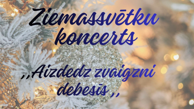 Amatiermākslas kolektīvu Ziemassvētku koncerts “Aizdedz zvaigzni debesīs”