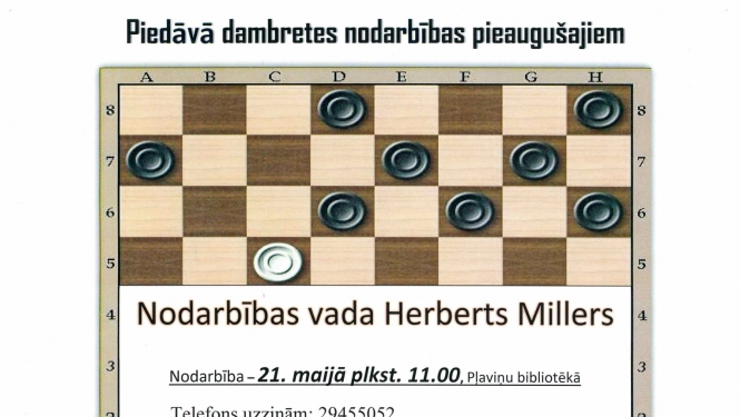 Dambretes nodarbības