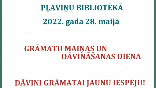 grāmatu maiņas dienas afiša