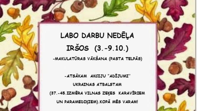 labie darbi