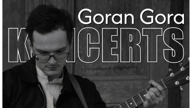 27.jūnijā pl. 19.00 Ērberģes estrādē Goran Goras akustiskais koncerts. Ieeja 10.eur