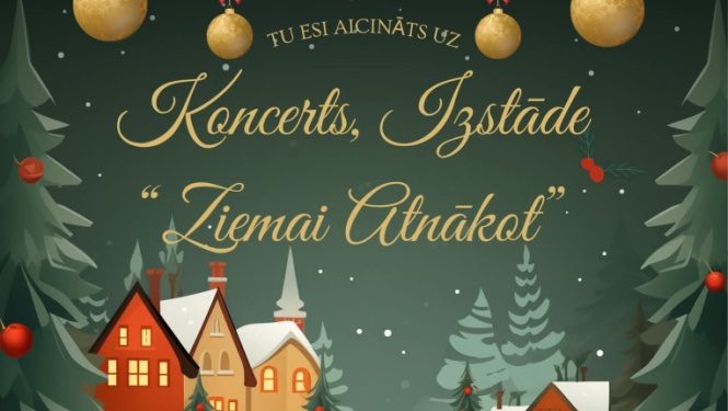 Koncerts un izstāde “Ziemai atnākot”