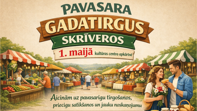 Gadatirgus Skrīveros 2026