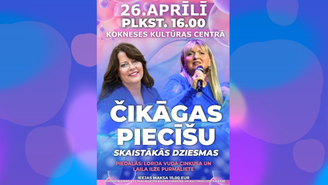 “Čikāgas piecīšu” skaistākās dziesmas