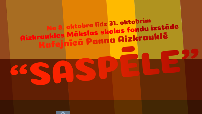 izstādes afiša