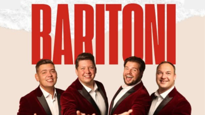 Grupa “Baritoni” ar koncertprogrammu “Priecīgākie Ziemassvētki”
