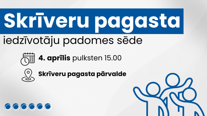Iedzīvotāju padomes sapulces afiša